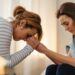 Mother and daughter sharing a heartfelt moment, supporting each other through emotional times.